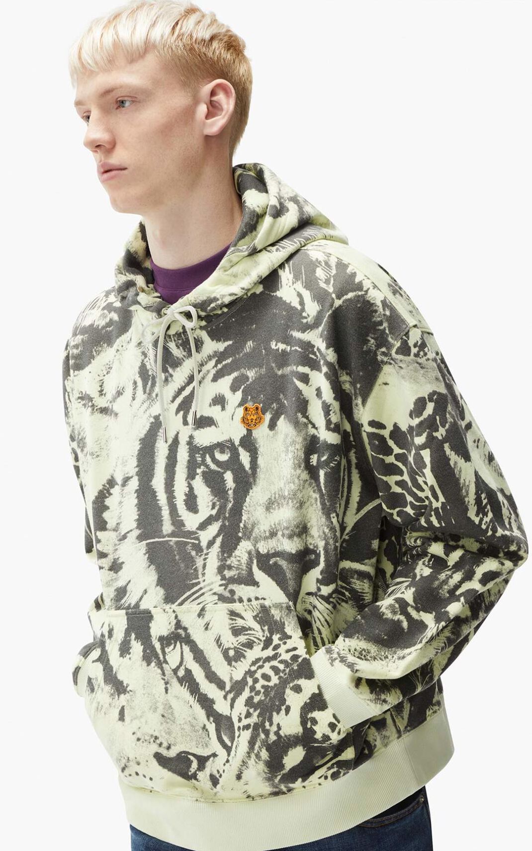 Kenzo Wildtigers oversize Huvtröja Herr | 03482-MLYU